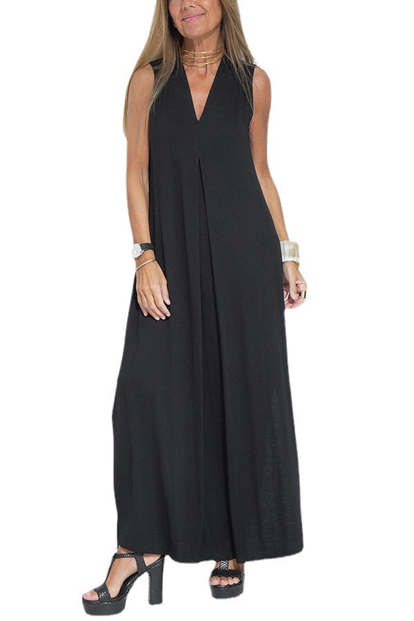 Robe longue noire